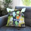 Anime Solar O-Opposites Cushion Cover Comfortable Reversible Pillow Cover Ideal for Car Sofa Bedroom & Beyond
