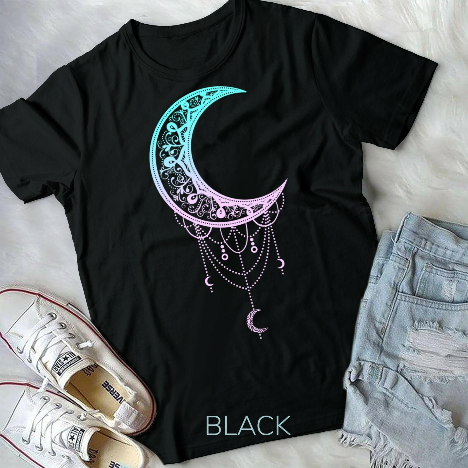 Occult Pastel Goth Soft Goth Aesthetic Clothes Crescent Unisex Form T-shirt XXL