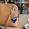 Cute Heart Keychain,Bag Charms Car Key Rings Aesthetic Keychain Accessories for Backpacks,Wallets Decor