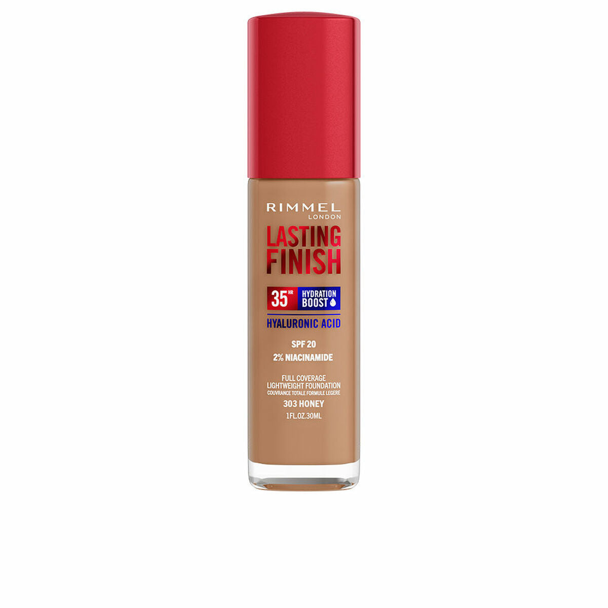 

Rimmel London Lasting Finish Liquid Makeup Base No. 303 Honey Spf 20 30ml