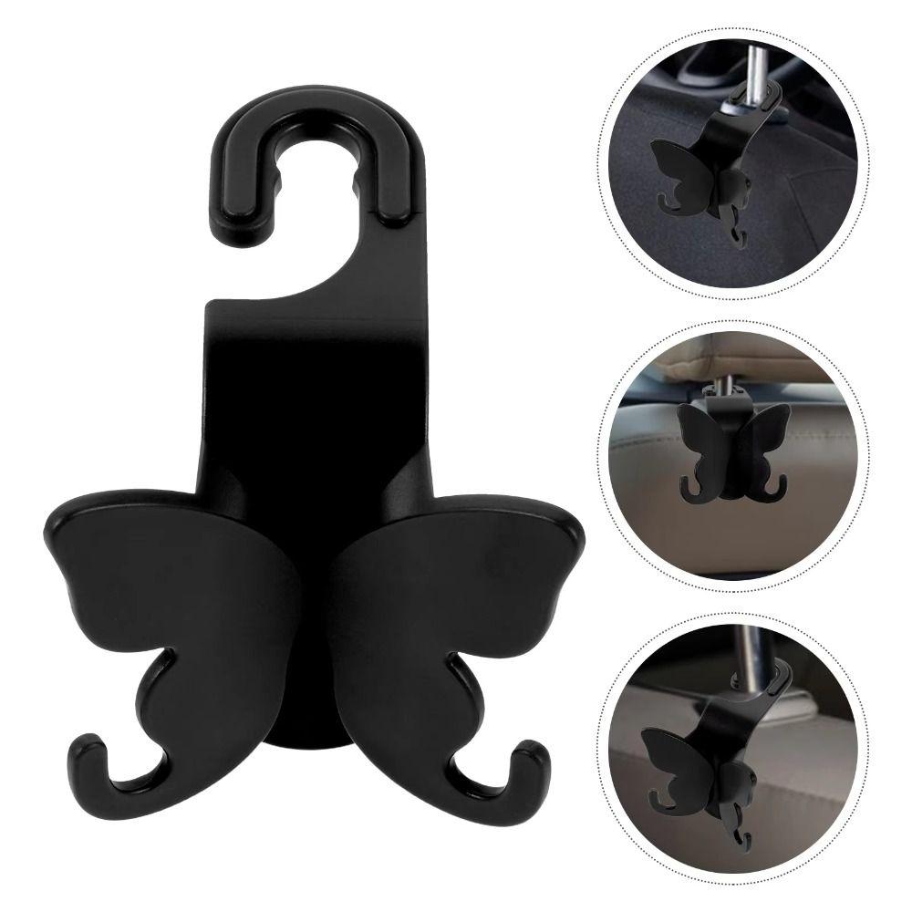 Hidden Hook Car Seat Hook Butterfly Shape Car Seat Back Organizer Lovely Headrest Hanger Backseat