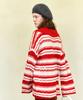 Dyuidyui Twist Big Collar Knit_Red