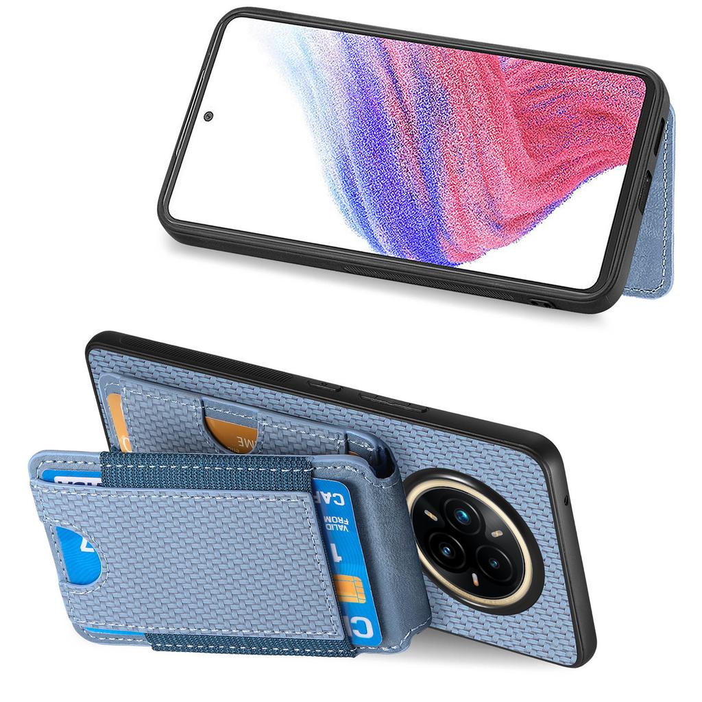 Capa para Realme 14 Pro 5G com Porta-Cartões Suporte Capa Traseira em Couro