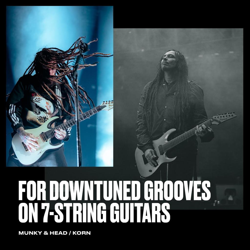 JIM DUNLOP Heavy Core Korn Guitar Strings for Electric Guitars (KRHCN1065) 7-String