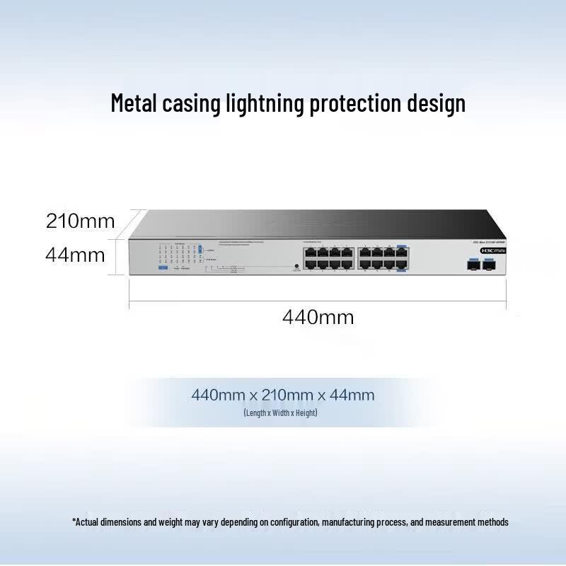 H3C 16-Port Gigabit PoE Switch