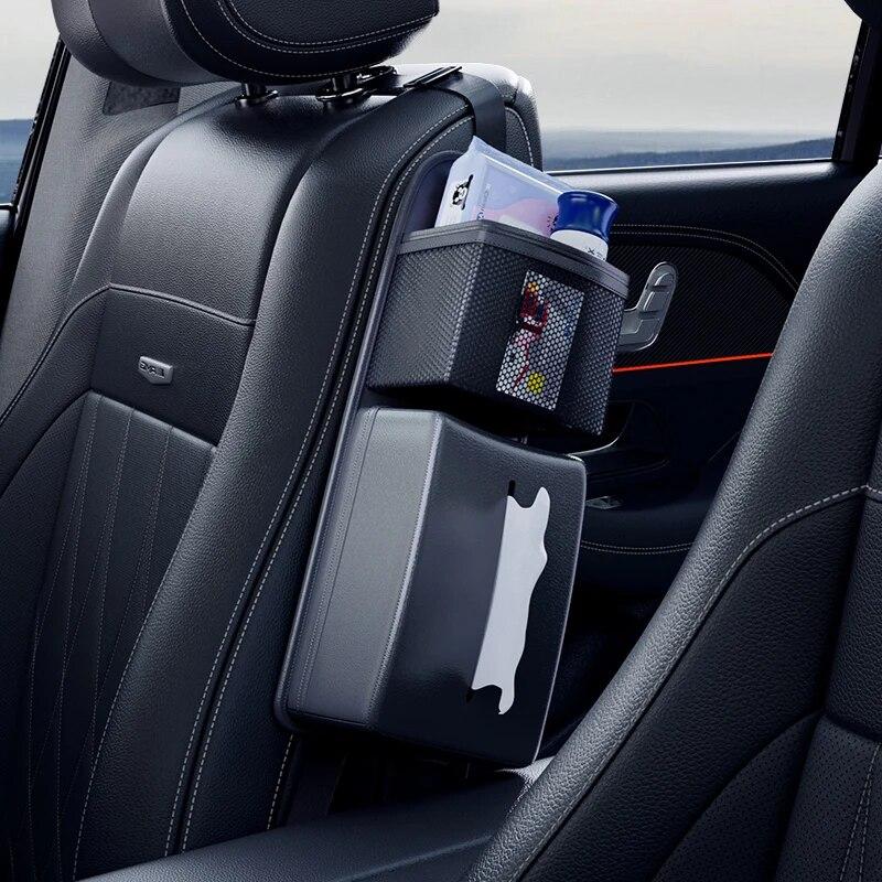 Depozitare Laterală Scaun Auto Cutie de Șervețele Auto Geantă Laterală pentru Șervețele Scaun Auto Geantă Agățată Auto Cutie de Hârtie Multifuncțională Geantă de Depozitare