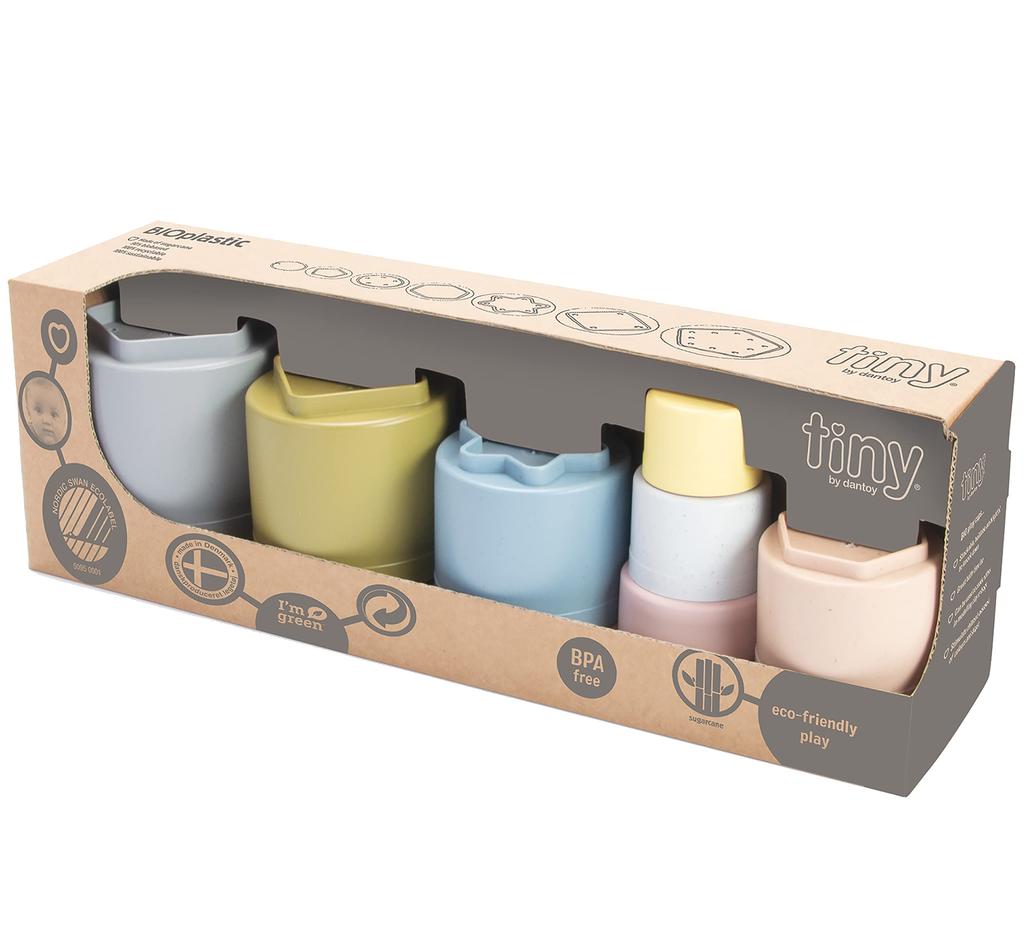 Bornelund Dantoy I'm Green Stacking Beaker (HP6030) for Babies from 6 Months Onwards