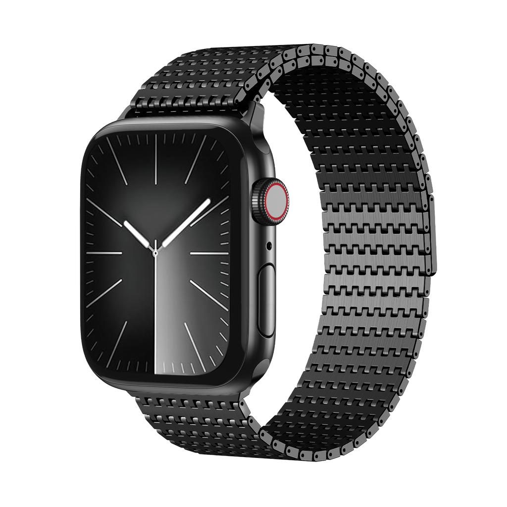BEAEN Smart Watch Strap for IWatch Series 9 7 SE for Apple Watch Ultra 2 Band 49mm 45 38mm Bracelet Stainless Steel Strap