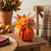Realistic Fall Artificial Pumpkin Floral Foam Pumpkin Berry Chrysanthemum Flower  Halloween