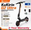 KuKirin G2 Ultra E-tõukeratas 800W*2 48V18Ah, Kuni 55 km sõiduulatus, Kahekordne vedrustus, Kokkupandav – Pikkade vahemaade jaoks