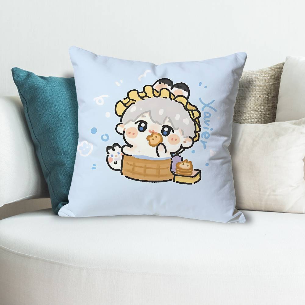 Cute LLove And DDeepspace Various Sizes Square Pillow Case For Car Home Bedchamber Decor Custom Valentine Gift