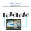 4MP Wireless Solar Surveillance Camera with Touch Screen – Outdoor Waterproof for Home & Mobile Remote Monitoring