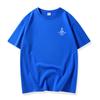 Men Summer Loose Short Sleeve Letter Printed Pullover Brathable Cotton T-shirt