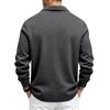 Men's Snap‑Button Shirt Jacket, Point Collar, Dual Chest Flap Pockets, Long Sleeve, Soft Knit Lightweight Casual Shacket Overshirt for Men