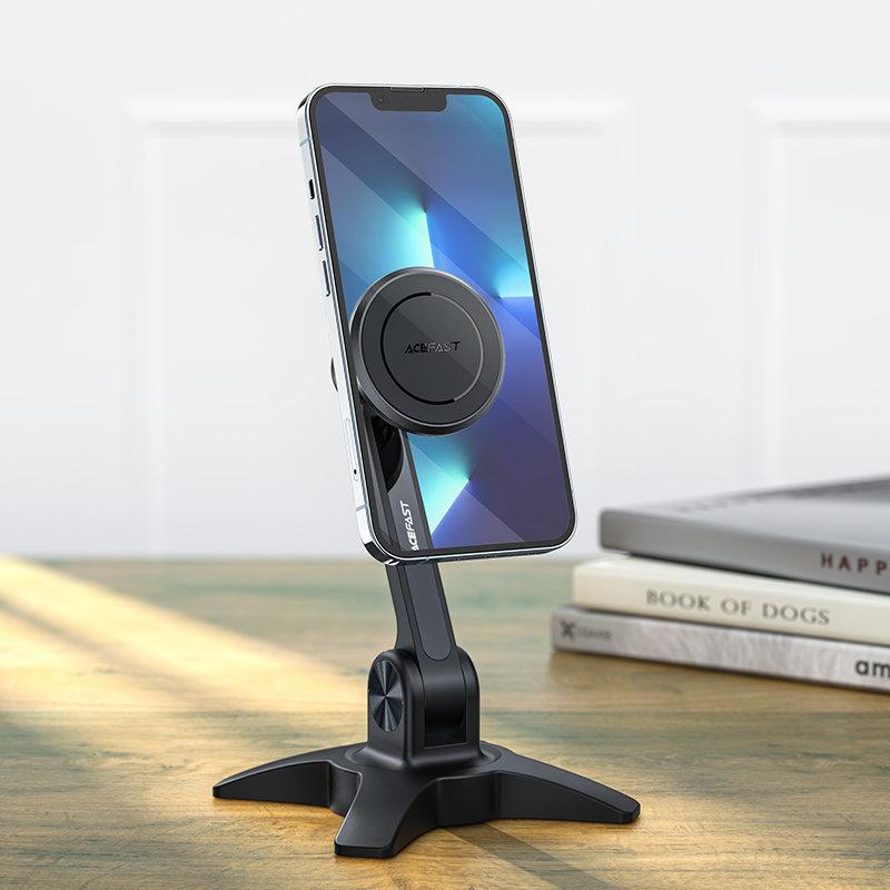 Black Magnetic Phone Holder Stand