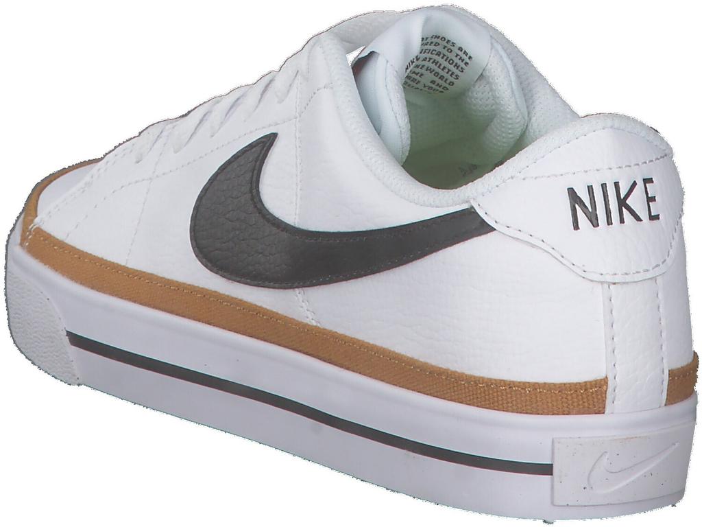 Кроссовки Nike Court Legacy Next Nature Women белый/пустынная охра/оранжевый/черный