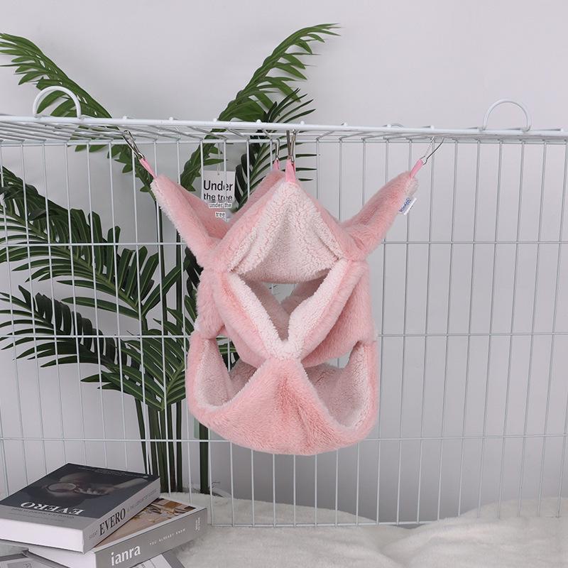 Small Pet Hammock: Cozy Autumn/Winter Sleep Sack for Sugar Gliders, Hamsters, and Squirrels