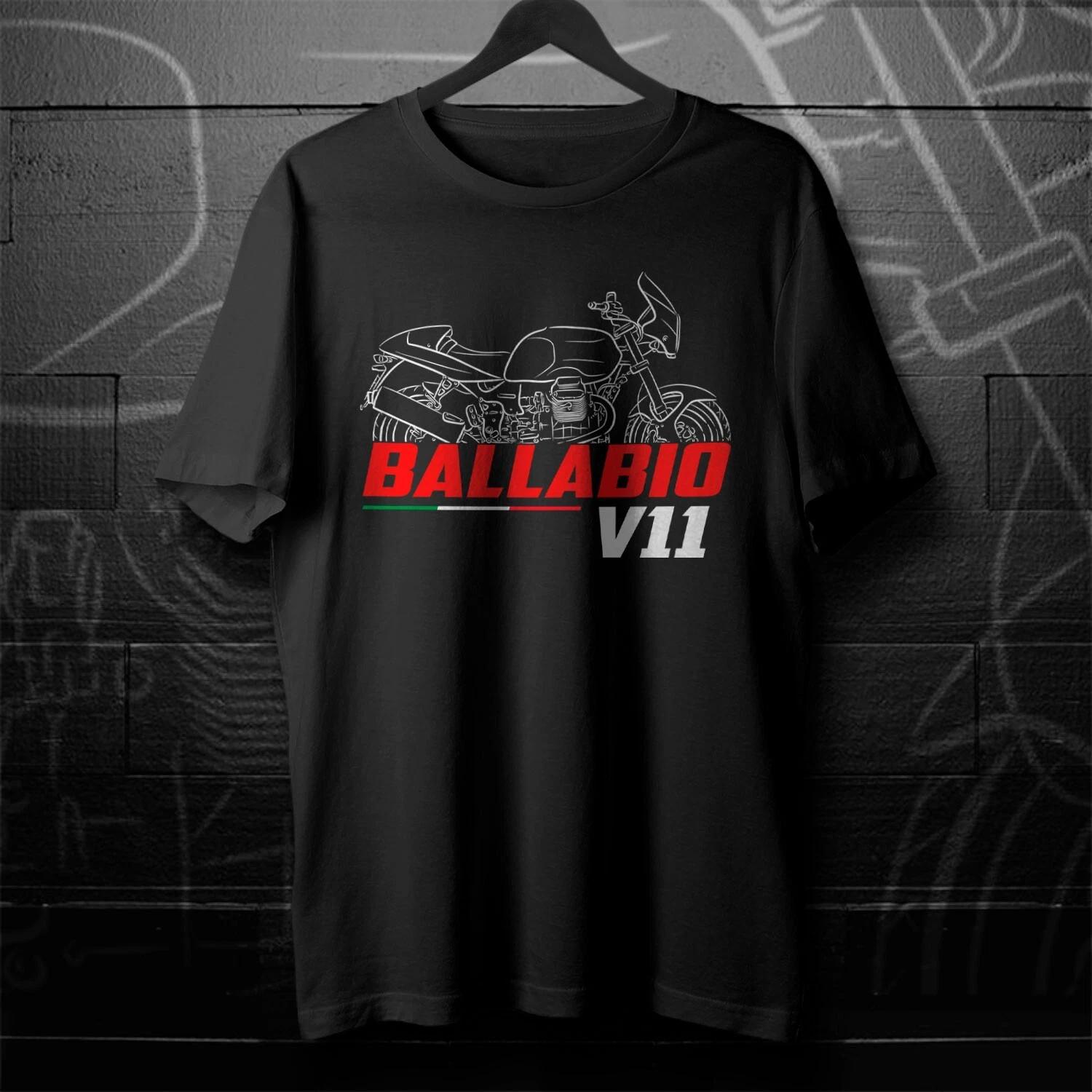 Black men s and women s T-shirt For Moto Guzzi V11 Fans XL