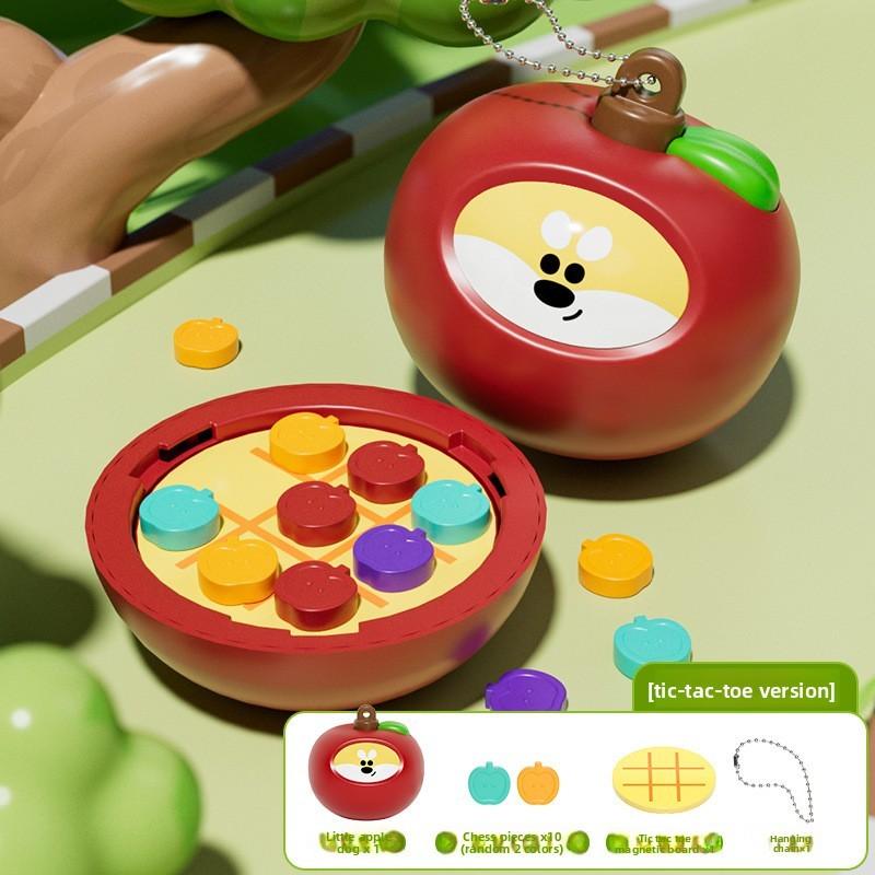 Childrens Multifunction Board Game Set With Magnetic Tic Tac Toe And Flying Chess For Indoor Play And Brain Development