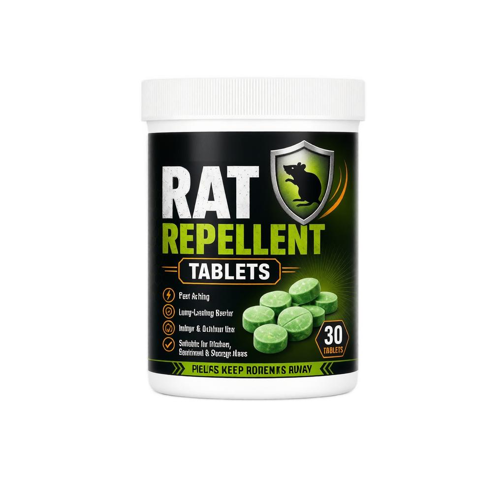 Plant-Based Scent Pellets - Repels Mice and Rats In Kitchen, Basement, Storage