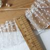 1 Yard Elegant White Polka Dot Mesh Lace Ribbon, 6cm Wide - Ideal for DIY Dresses, Skirts, Curtains & Crafts DIY Clothing Accessorie