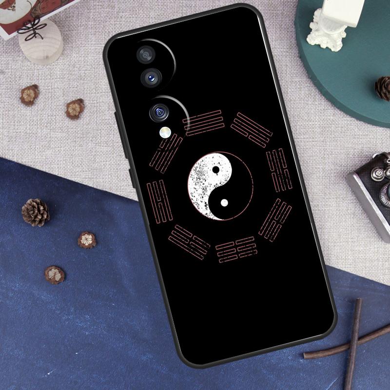 Eight Diagrams Taiji Yin Yang For Honor Magic 7 6 8 Pro Case For Honor 400 200 50 70 90 Lite X8c X8b X9a X9b X9c X9d Win RT
