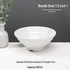 A5 White Melamine High-Temperature-Resistant Noodle and Soup Bowl, Ramen Bowl, Rice Noodle Roll Plate, Vegetable Plate.