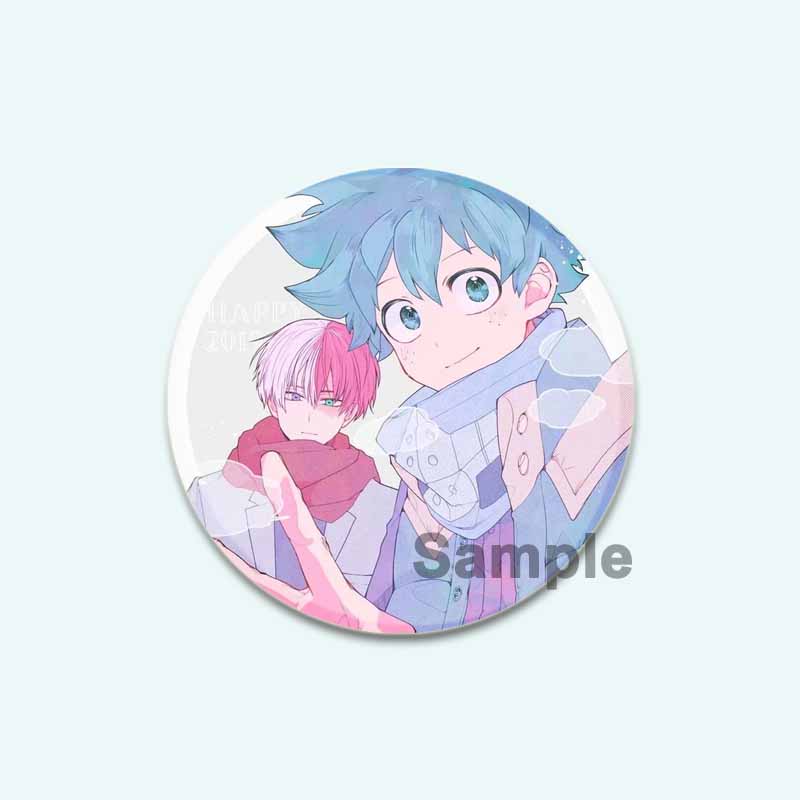 

32/44/58 мм Фанаты Коллекции Аниме Моя геройская академия Броши Мидория Изуку/Бакуго Кацуки/Тодороки Шото Значок на рюкзак Мультяшные значки на лацкан 44mm