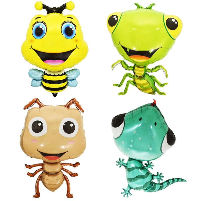 Animal Balloons Spring Theme Party Alien Insects Aluminum Foil Balloons Children'S Spring Arrangement