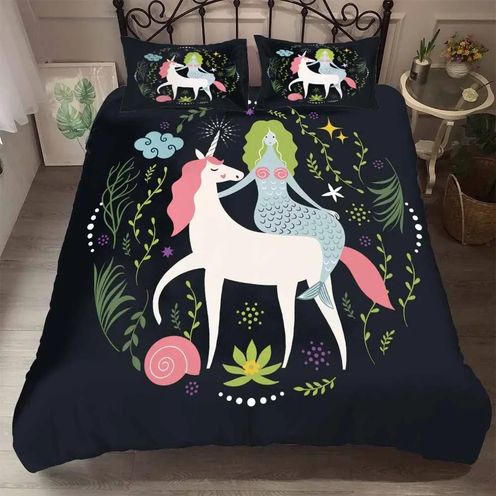 Set Letto Grizzy e i Lemming Ragazzi Ragazze Misura Singola Queen Copripiumino Federa Letto Bambini Adulti Moda Tessile per la Casa