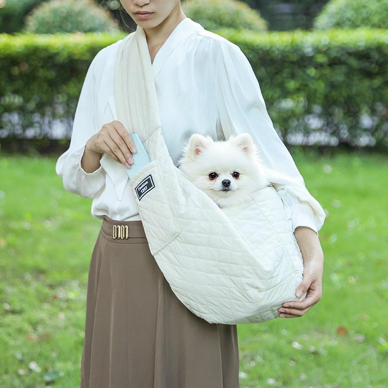 Plush Pet Carrier Crossbody: Winter Warm