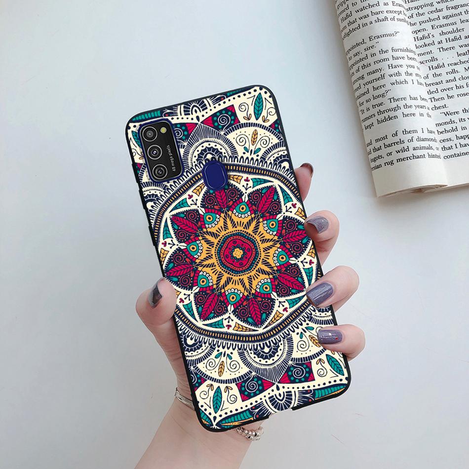 Cute Cartoon Case For Samsung Galaxy M51 M31 M21 M31S M21S M30S Case Candy Colorful Anime Painting TPU Silicone Cover Case Funda