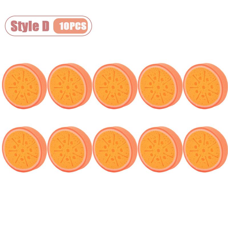 Multi Purpose Fruit Print Sponge Scrub Pad Thickened Design for Kitchen Cleaning Dish Washing Stain Removal Cloth