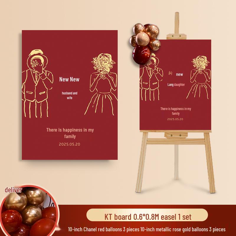Wedding Ceremony Welcome Sign - Directional KT Board Decor