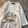 It's Like A New Year American Retro Fun Printed Short Sleeved T-shirt With Trendy Men Women's Street Style Loose Half Sleeve