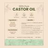 Nat Habit Everyday Cold Pressed 100% Pure Castor (Arandi) Oil for Skin & Hair With Vitamin E, Omega-6 & 9, Mineral Free - (200 Ml)