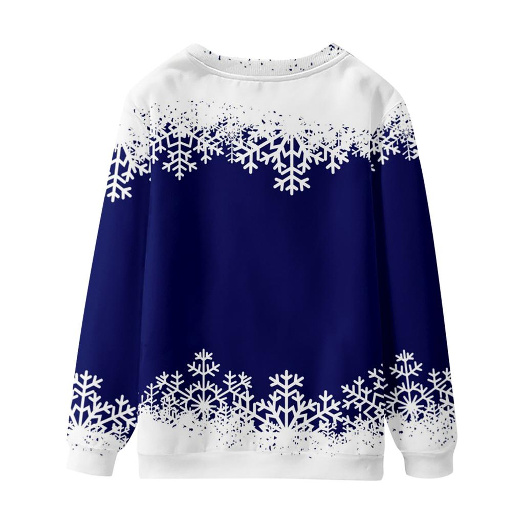 Christmas Casual Round Collar Sweater Spring And Long Sleeve