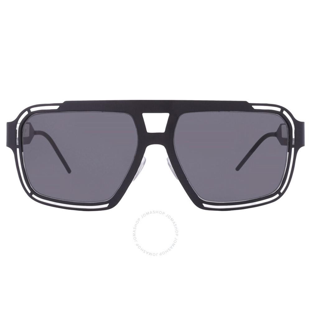 

Dolce Gabbana Dark Grey Navigator Men s Sunglasses DG2270 327687 57