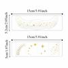 12pcs Waterproof Face Temporary Tattoos Long Lasting Makeup Stickers  Cosplay