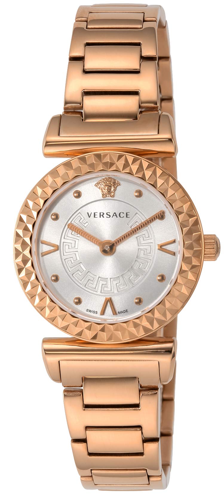 

Watch MINI VANITY Silver Dial Quartz Daily Waterproof Sapphire Glass 27mm VEAA00618 Gold [Versace] Women s [Item]