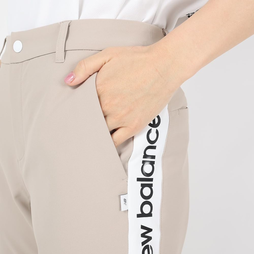Golf Tapered Pants UV 00 [New Balance] Women's Cool-to-the-touch (Sweat-wicking, Quick-drying, Protection, Opaque, Stretchy) / 012-4131503 040_Beige