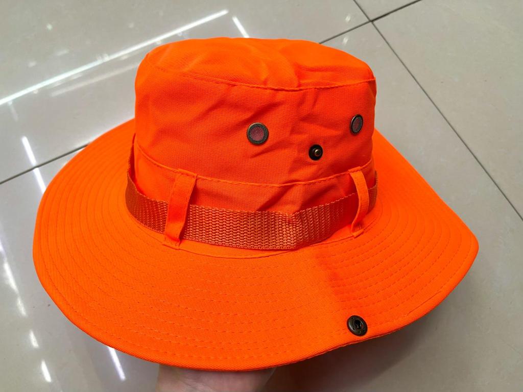 Double-Sided Outdoor Wide Brim Bucket Hat for Fishing, Hiking, and Sun Protection