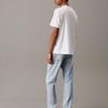 Calvin Klein Jeans Logo Print Casual Comfortable Knitted Round Neck Short Sleeve T-Shirt Men T-Shirts J30J327483-YAF