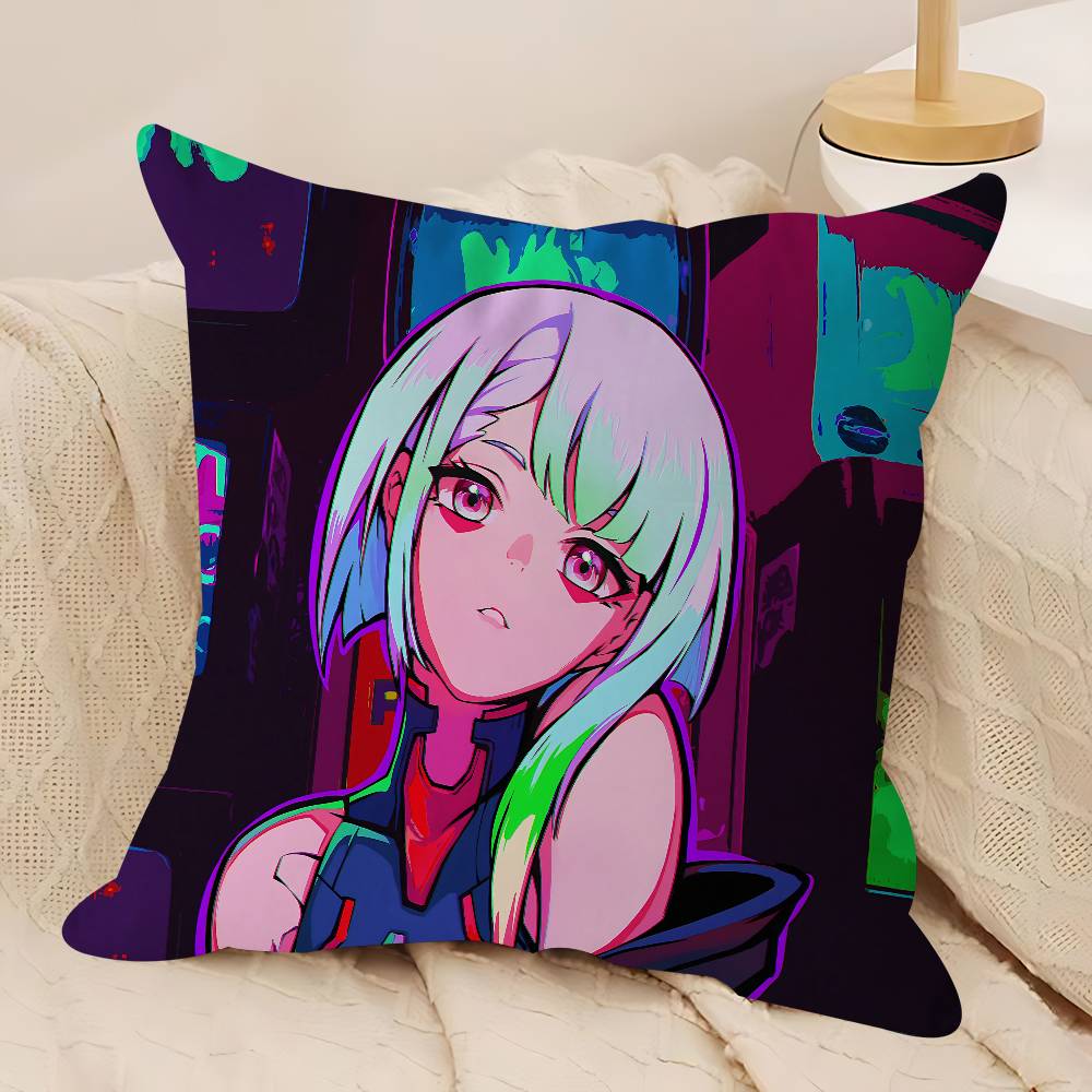 Cyberpunk Lucy Pillowcases Home Bedding Decorative Pillow Cover Wedding Super Soft Pillow Case