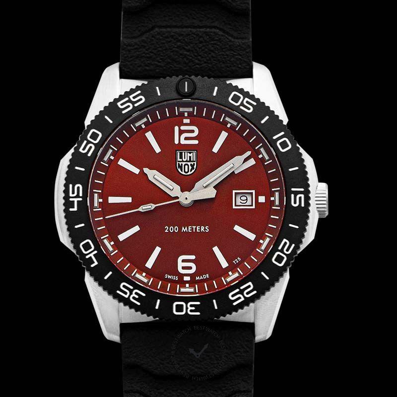 Luminox Pacific Diver 3120 Series Stainless Steel Silicon Band Men’s Watch XS.3135