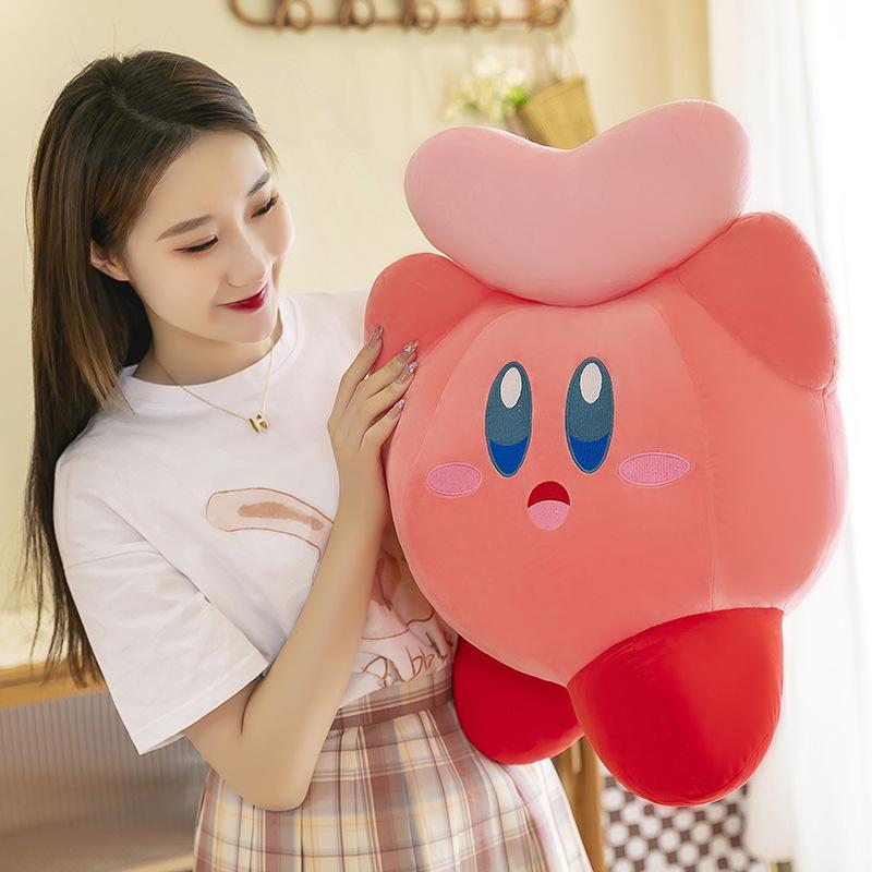 Creative Cartoon Kirby Plush Toy - Children's Star Doll Anime Pillow