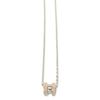 Hermes Excellent Condition Mini Pop Ash Necklace Marrons glacé/SVHardwareUsed