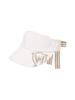 WIDEANGLE Co Boucle Big Logo Visor_Off White