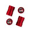 4Pcs Car Tire Valve Stem Caps for Toyota GR Sport Supra Corolla Hilux C-HR Yaris GT86 Auto Exterior Modification Accessories