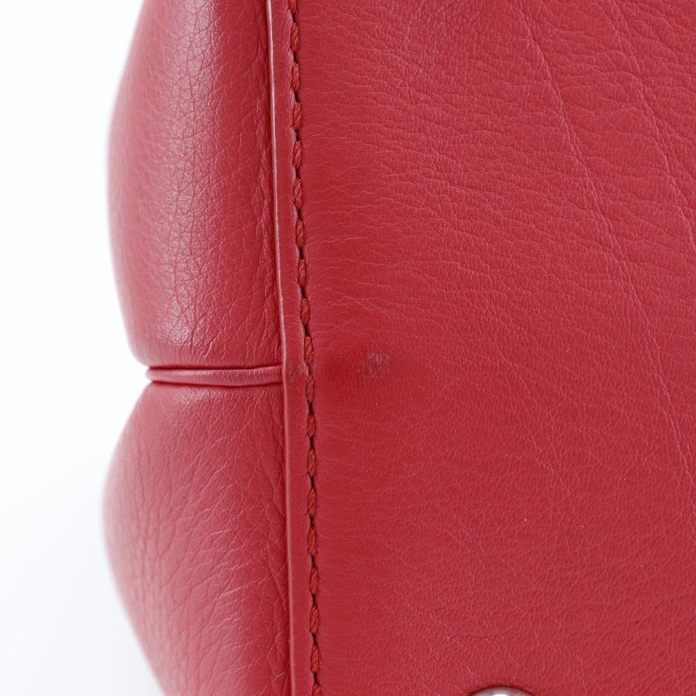 Fendi Poșetă Petite to Jules 8BH253 2WAY Umăr Roșu Piele de Vițel Femei Folosit